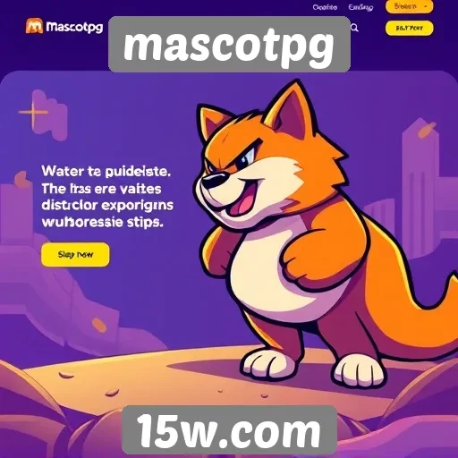 Tendências de design no site mascotpg